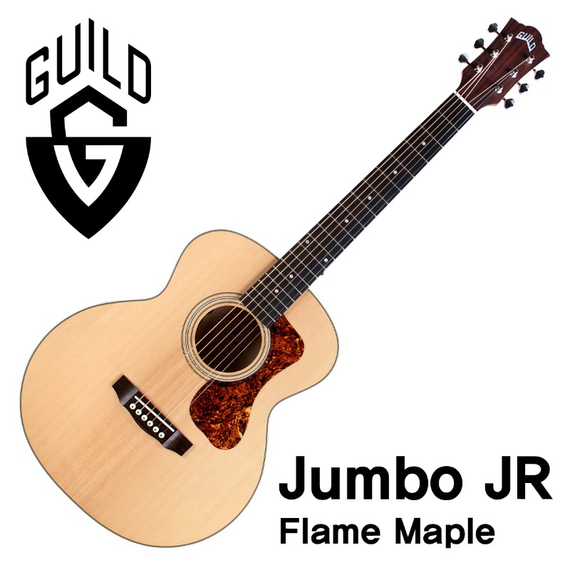 [길드 공식대리점/실재고 보유/특별세일!!] Guild Westerly Collection Series Jumbo Junior Flame Maple w/Fishman Sonitone GT-1 Pickup(신품) 길드 점보 주니어