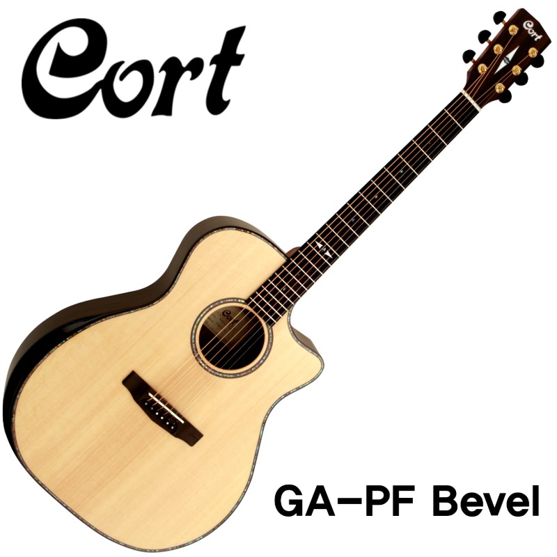 [콜트 공식대리점/실재고보유/당일발송] Cort GA-PF Bevel Natural Glossy w/Pau Ferro Back &amp; Sides, LR Baggs EAS-VTC Pickup(신품)
