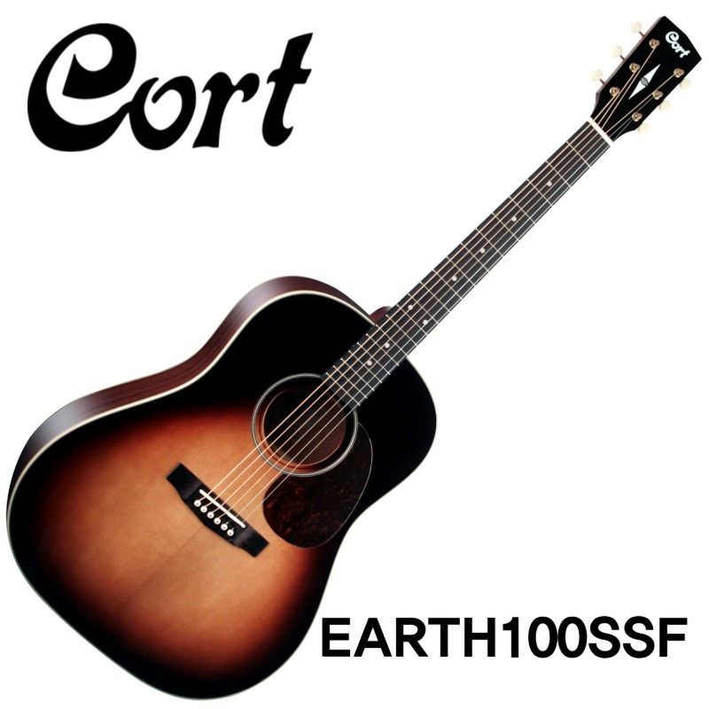 [콜트 공식대리점/실재고보유/당일발송] Cort Earth100SSF Sunburst w/Fishman Sonitone EQ Pickup(신품)